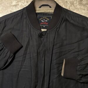 Paul & Shark Black Bomber Jacket